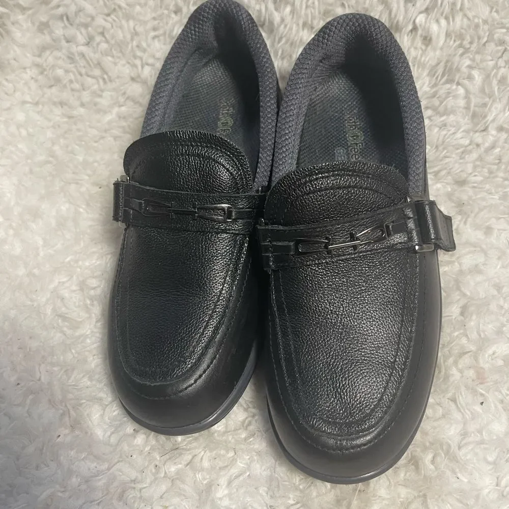 Ortho Feet Chelsea leather black Slip-On Shoes SZ8W